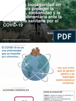 Medidas - Bioseguridad COVID 19 AGROCALIDAD OIRSA