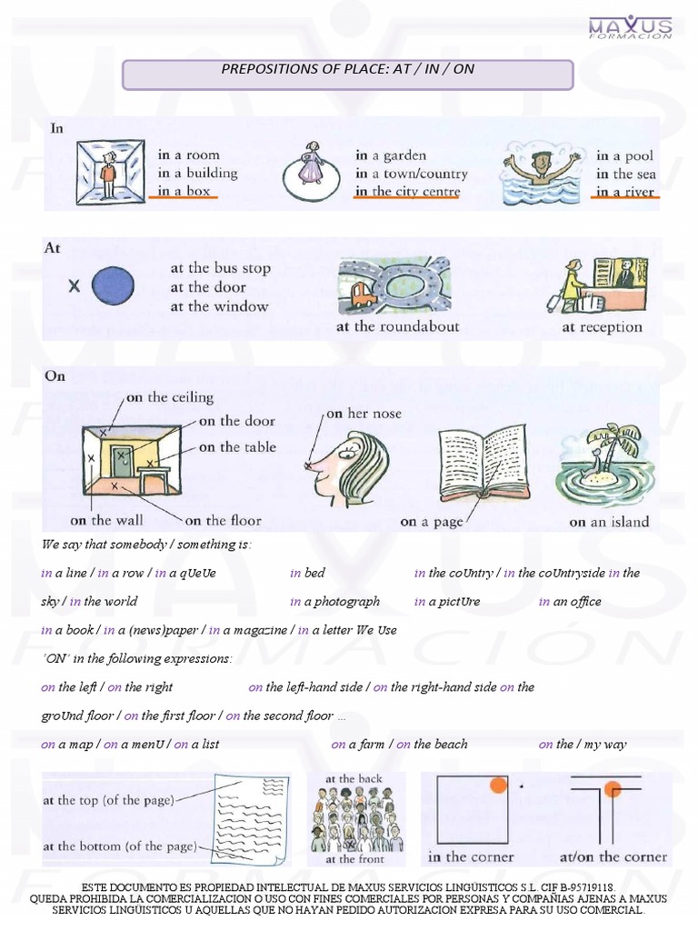 TASK 2 - Practice Prepositions of Place | PDF | Business | Law