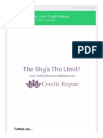 The Skys The Limit Credit Repair Guide