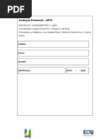 APX2 -  Fundamentos 2 - Licenciaturas - UERJ  2020-1