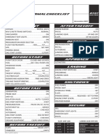 Preflight After Takeoff: Normal Checklist