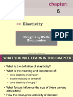 Elasticity: Krugman/Wells Economics