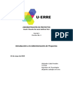 Administración de Proyectos