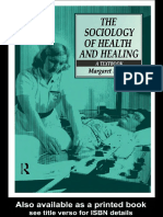 (Professo Stacey) The Sociology of Health and Heal (BookFi) PDF