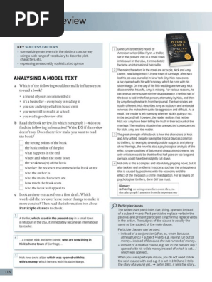 Advanced English File Writing a book review