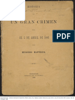 Baptista - 1890 - Historia de Un Gran Crimen, o Sea, El 5 de Abril de 1881 - Unknown PDF