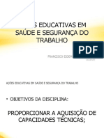 Ações Educativas em Saúde e Segurança Do Trabalho