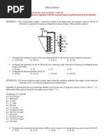 Steel Design INSTRUCTION: Read and Understand Each Problem Carefully