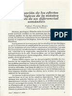 Evaluación de Los Efectos Psicológicos de La Música Através de Un Diferencial Semântico