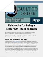 (Fish Hooks For Being A Better GM) Built To Order