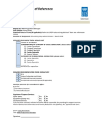 Terms of Reference: Need For Presence of IC Consultant in Office