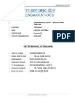 Site Specific SOP of Tengakhat OCS