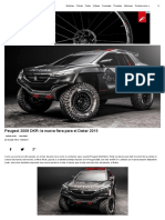 Peugeot 2008 DKR_ la nueva fiera para el Dakar 2015