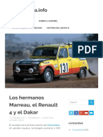 Los Hermanos Marreau, El Renault 4 y El Dakar - MotorMania - Info
