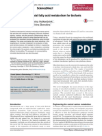 Engineering Microbial Fatty Acid Metabolism For Biofuels and Biochemicals