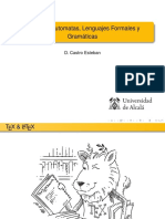 Teoria de Automatas, Lenguajes Formales y Gramaticas