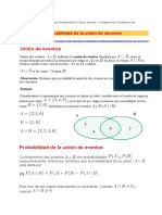 Probabilidad de Union de Sucesos