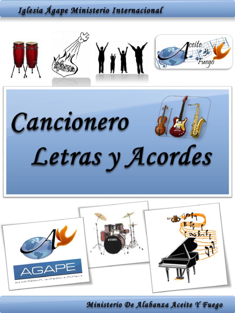 Cancionero Letras y Acordes Iglesia Agape PDF | PDF | Amor ...