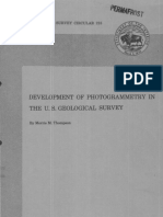 Development of Photogrammetry in The U. S. Geological Survey