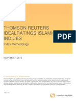 Thomson Reuters Idealratings Islamic Indices: Index Methodology