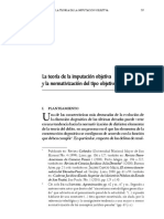 Teoria de La Imputacion Objetiva PDF