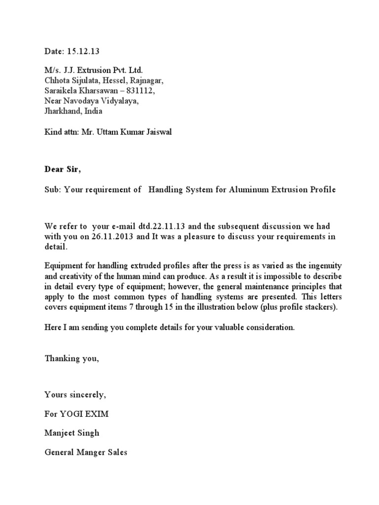 Aluminum Extrusion Handling Systems Guide | PDF