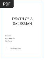 Summary of Death of A Salesman, ACT 1 | PDF