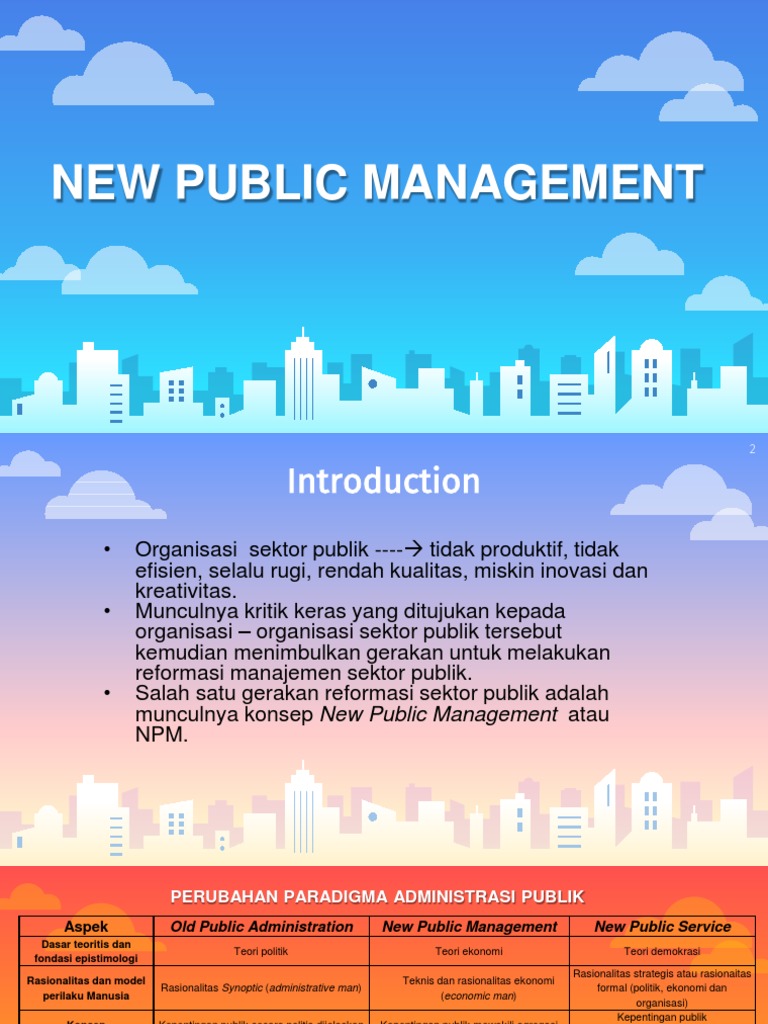 New Public Management Pdf