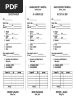 Hospital Charge Slip Template | PDF | Hospital | Health Care