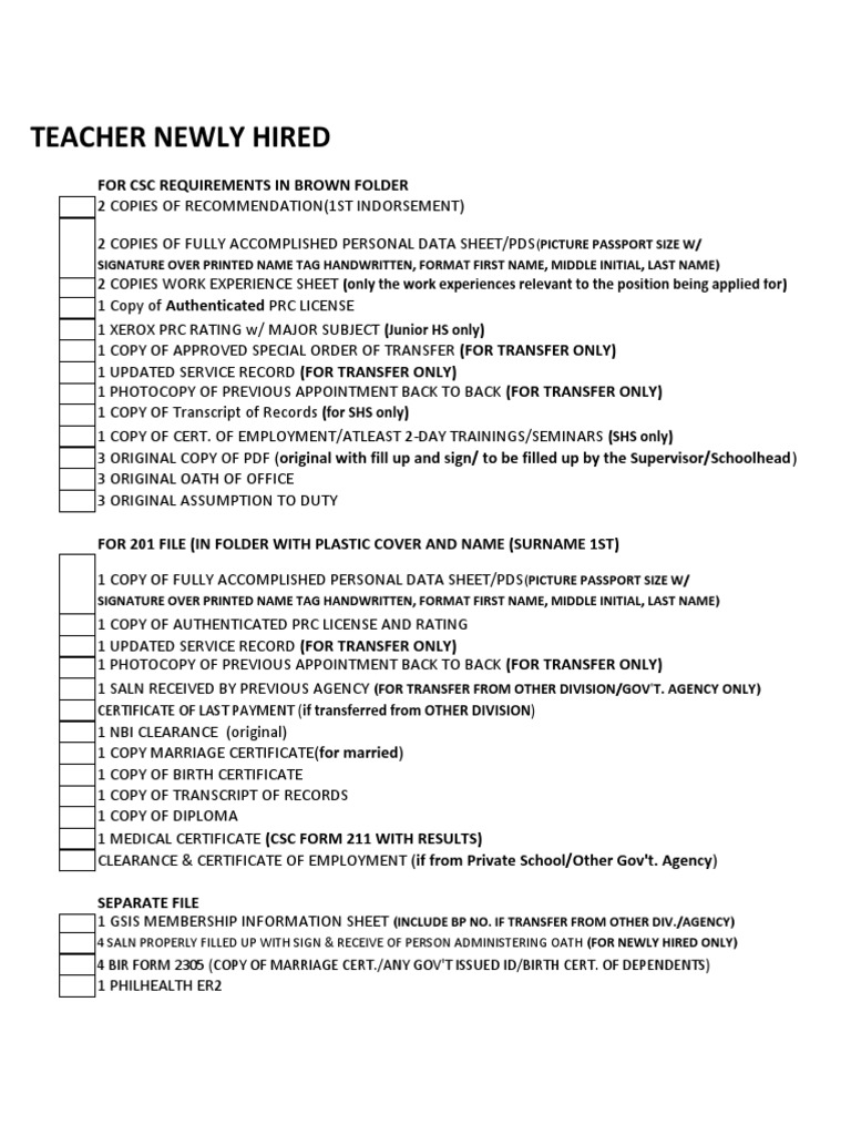 Teacher 1 Appointment Requirements | PDF | Written Communication | Privacy