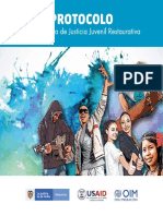 Folleto Protocolo Programa Justicia Juvenil Restaurativa Lectura ACTUALIZADO 2020