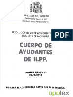 Opolex Examen Ayudante Instituciones Penitenciarias 2018 PDF