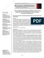 The Association and Path Coefficient Analysis For Yield and Yield Attributing Traits in Sesame