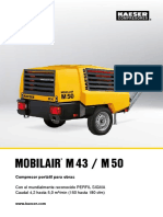 Mobilair M 43 / M 50: Compresor Portátil para Obras