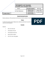 Flash Tank Maintenance SOP