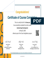 Certificate of Course Completion: Congratulations!