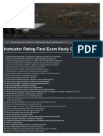 Instructor Rating Final Examination Study Questions, Flight Instructor Rating, Langley Flying School