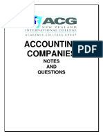 Companies Notes and Questions PDF