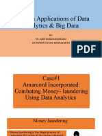 Business Applications of Data Analytics & Big Data