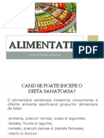 Alimentatia - Denisa Vidican