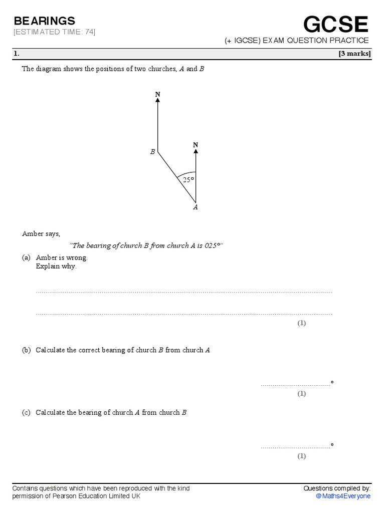 Bearings Space Teaching Mathematics