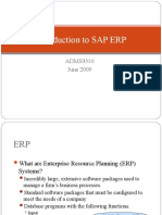 SAP Introduction ADMS3502