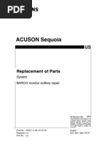 ACUSON Sequoia: System BARCO Monitor Softkey Repair