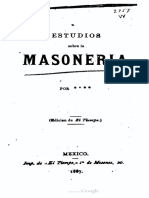 Estudios Sobre La Masoneria PDF