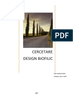 Cercetare Cantitativa Privind Designul Biofilic