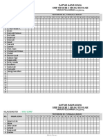 Daftar Hadir & Lembar Nilai 2014