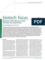 Biopharma CRO Industry in China - Landscape and 2015