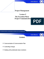 Project Management The Execution Phase Project Communication