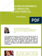 Valoración Económica de Servicios Ecosistémicos - Introducción