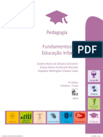 Livro Pedagogia - Fundamentos Da Educacão Infantil